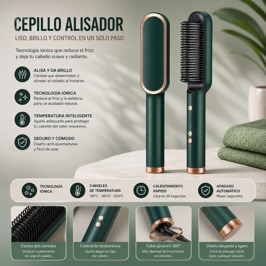 Cepillo Alisador para Cabello