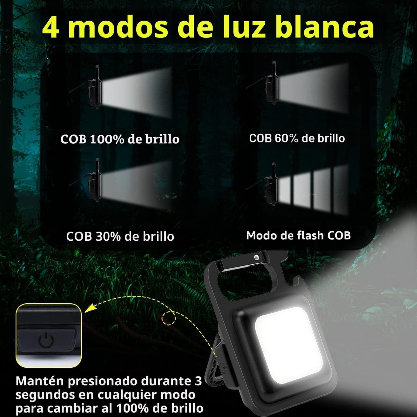 MINI LINTERNA LLAVERO LED