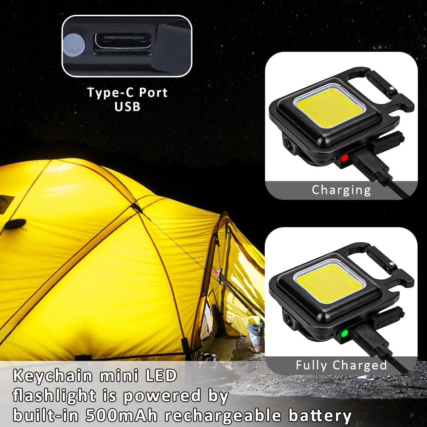 MINI LINTERNA LLAVERO LED
